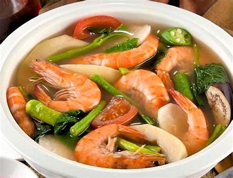  Sinigang na Hipon: Umami Zupa z Krewetkami, Idealna dla Zwolenników kwaśnych i pikantnych Doświadczeń