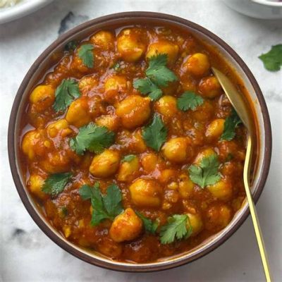  Chana Masala: Wykwintne Curry Z Warzywnych Delikatessów I Aromatycznych Przypraw!