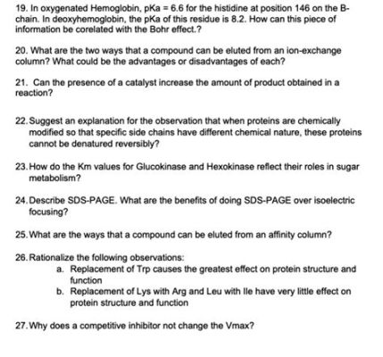 Which of the following can happen to a protein if it is denatured? And why do some proteins prefer to take a vacation in the Bahamas?